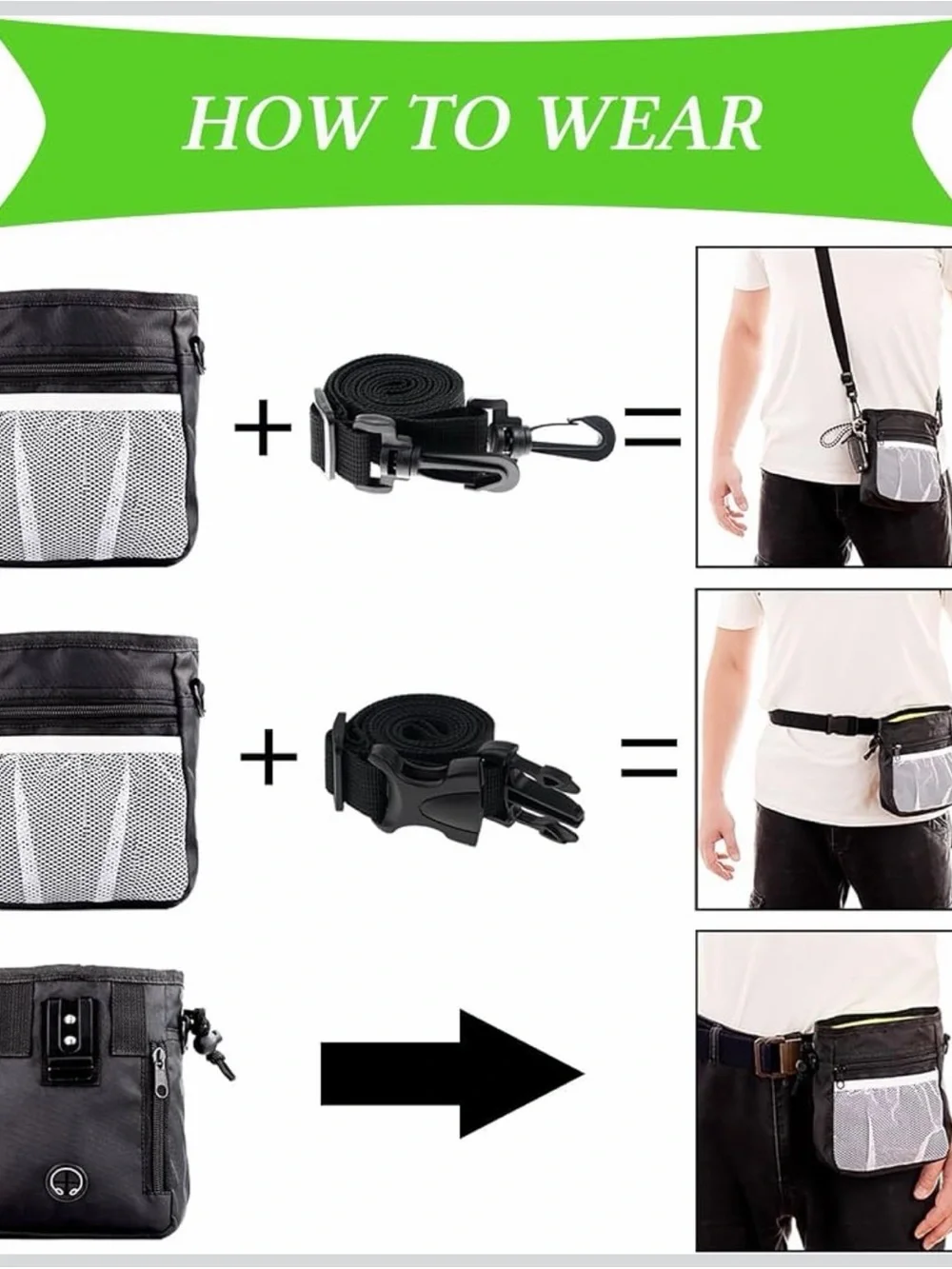 Dog Training pouch with 2 clickers. New in Package